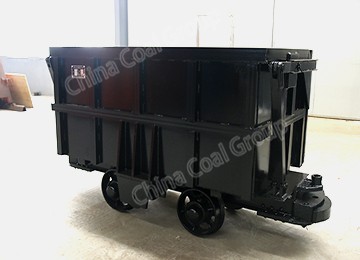 KZ Series Curved Rail Side Dumping Mine Car