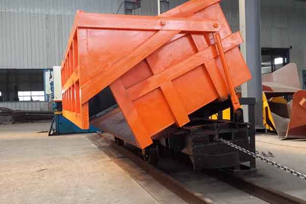 Structure Of Side Dump Mine Car