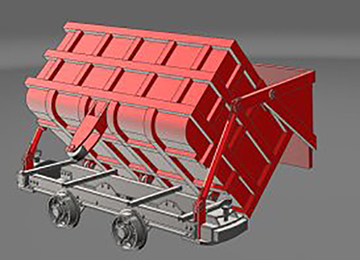 MC Series Side Dumping Mine Car Features