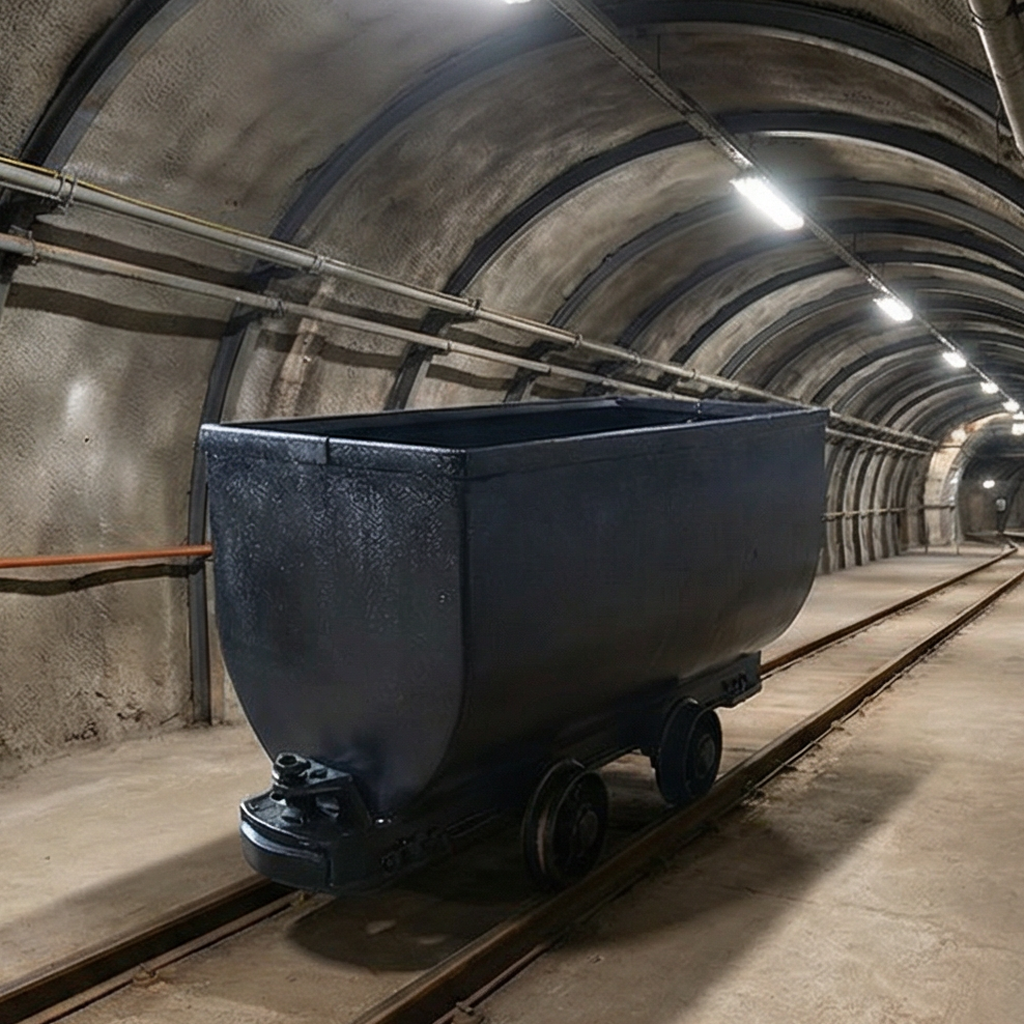 KFV1.1-6 Tipping Bucket Car Dumping Mine Car