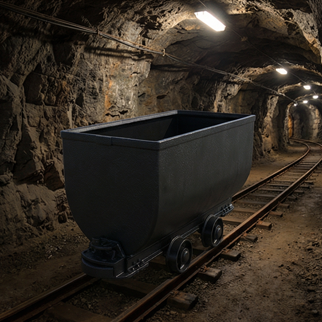 Underground Fixed Mine Ore Car Narrow Gauge Mine Car