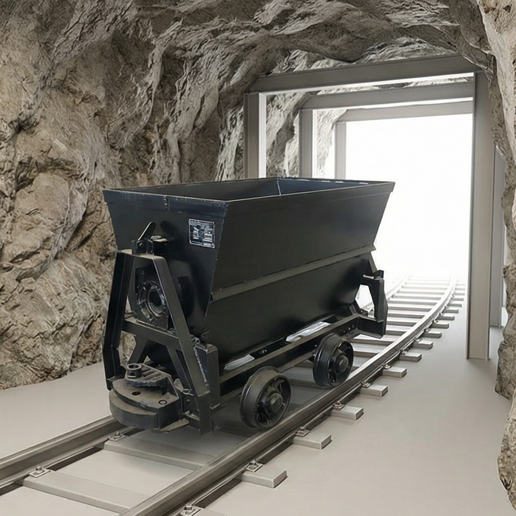 KFU0.55-6 Mine Cart Bucket-Tipping Mine Wagon